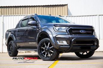 FORD RANGER MO995 GLOSS BLACK MACHINED